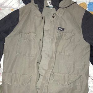 VISSLA Zip/Button down Hoodie